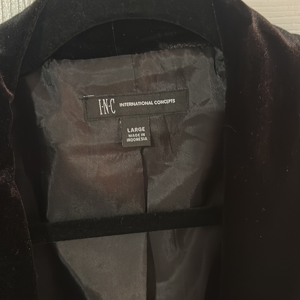 INC Velvet Blazer - Picture 3 of 8